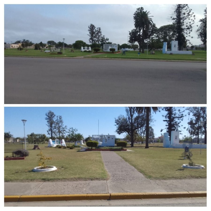 La Comuna trabaja en los espacios p&uacute;blicos.