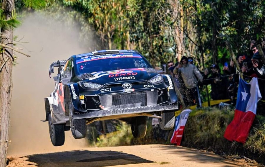 Kalle Rovanper&auml; es el nuevo puntero en el Rally de Chile con el Toyota Yaris.