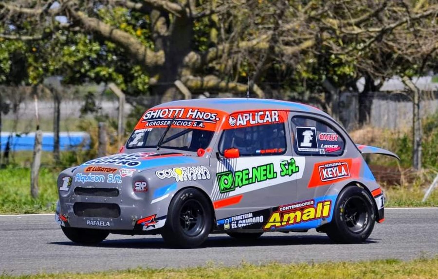 Agust&iacute;n Ghiotti se qued&oacute; con la pole provisoria en el Fiat 600 TZ.