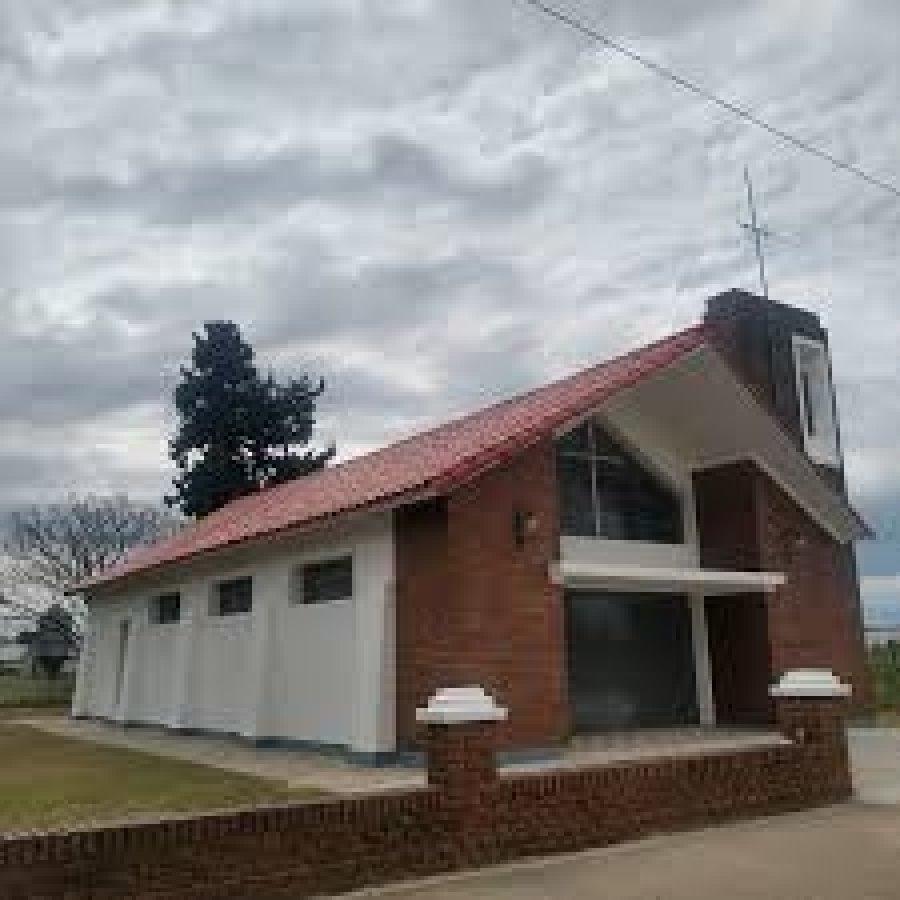 El templo erigido en honor al santo patrono.