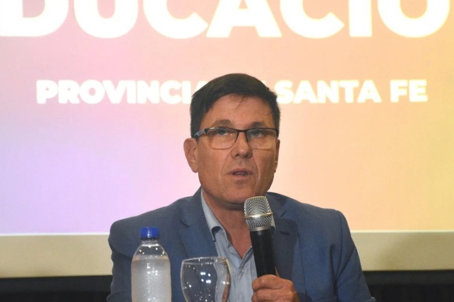 JOSE GOITY. El ministro de Educación de la provincia se refirió al nuevo paro de Amsafe de este miércoles por la marcha universitaria.