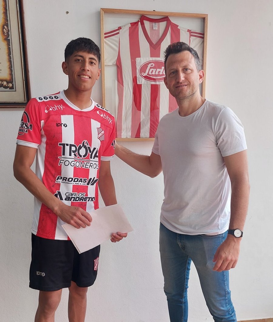 ARQUERO. Franco Fragueda tiene su vinculo formal.