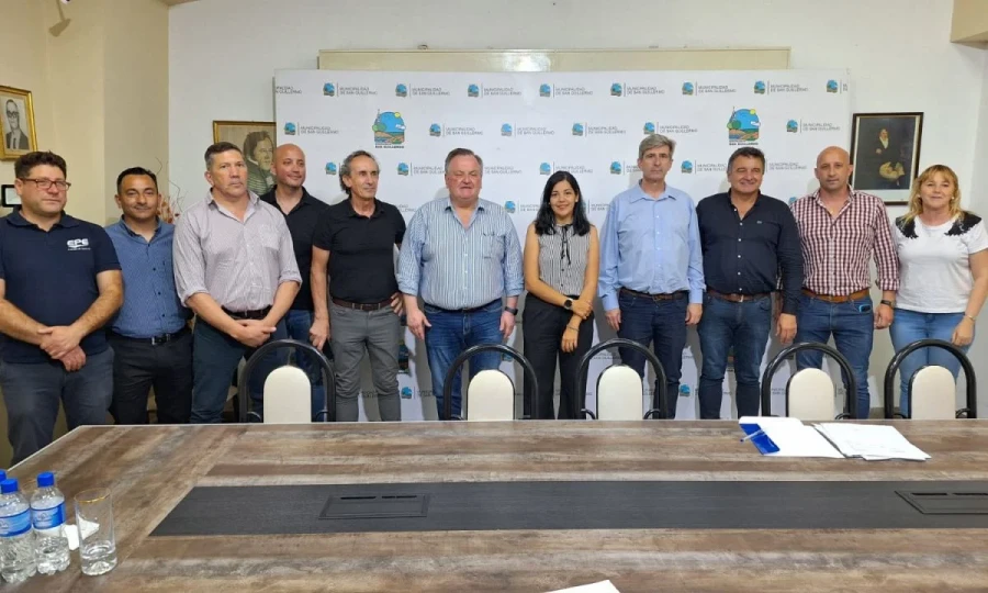 En San Guillermo se reunieron en el Municipio.
