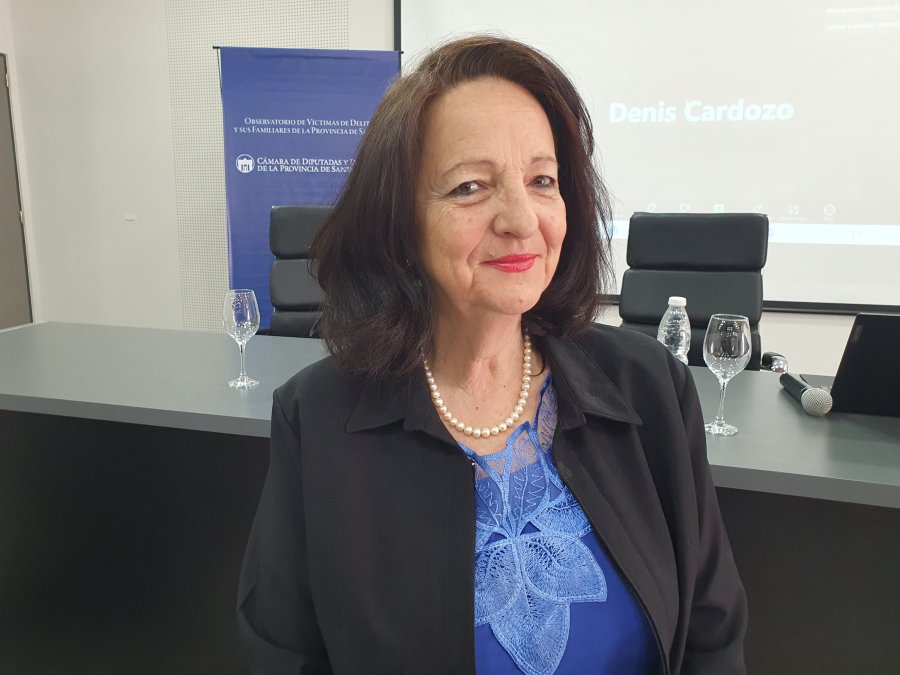 La diputada provincial Verónica Baro Graf pasó por Rafaela.