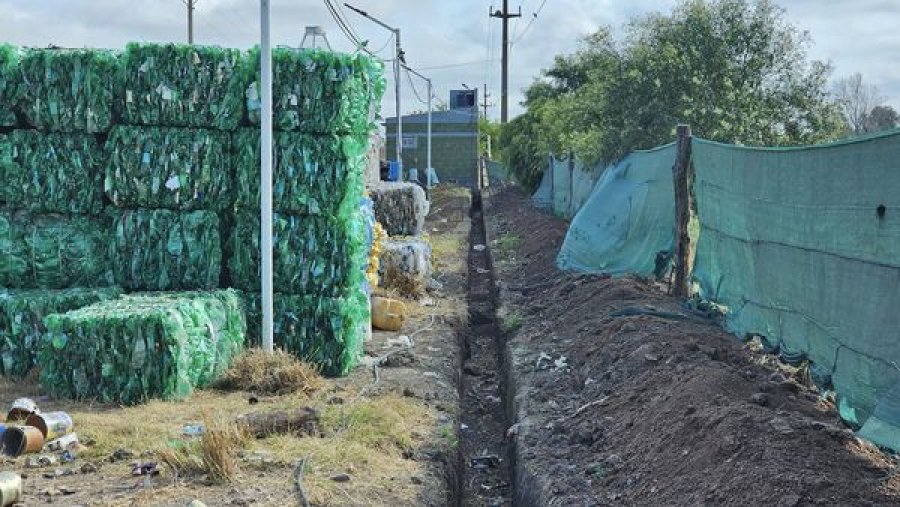 La obra que est&aacute; ejecutando la Comuna.