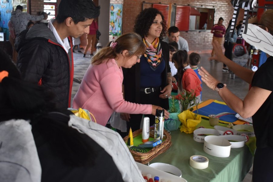 Cada sala expuso su proyecto.