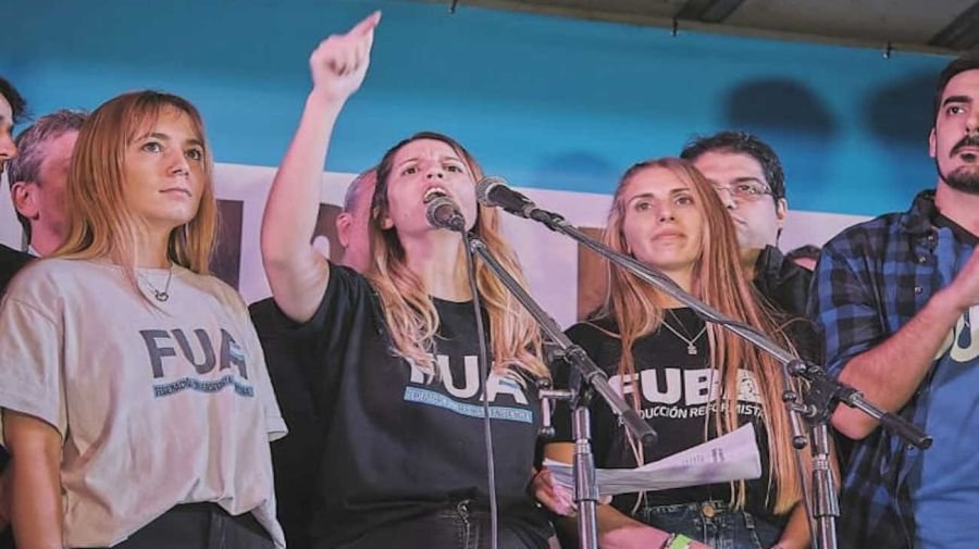 Piera Fernandez, titular de la Federaci&oacute;n Universitaria Argentina.