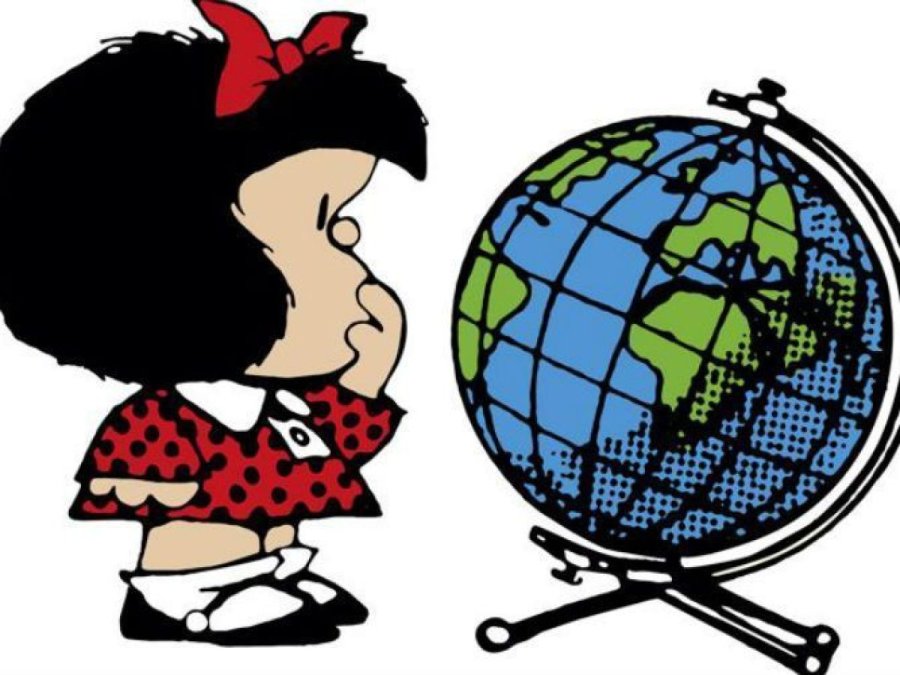 Homenaje a Mafalda por los 60 años desde su primera aparición.