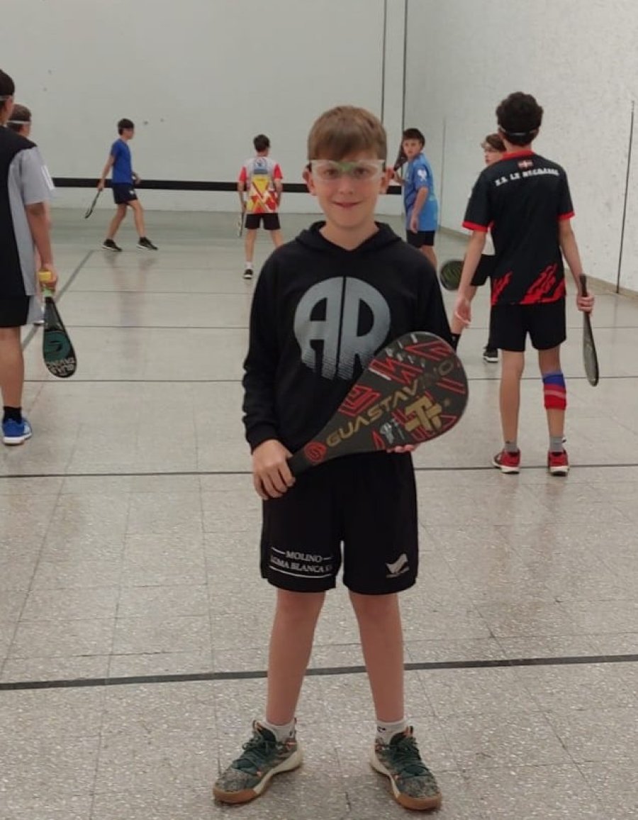 SANTIAGO BISANG. El pelotari seleccionado.