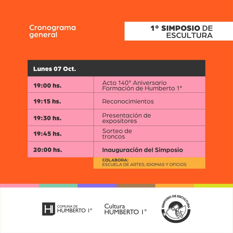 Afiche promocionando la jornada de inicio.