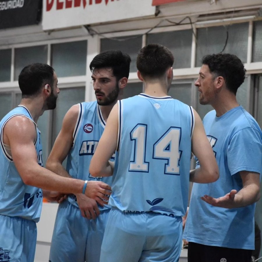 BUEN CIERRE. atlético derrotó a Brown por 20 puntos.