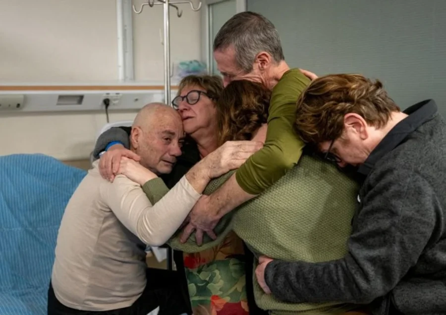 Familias de argentinos secuestrado en Israel.