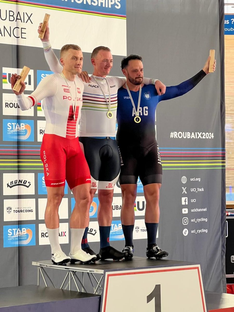 FELIZ. El rafaelino fue tercero.