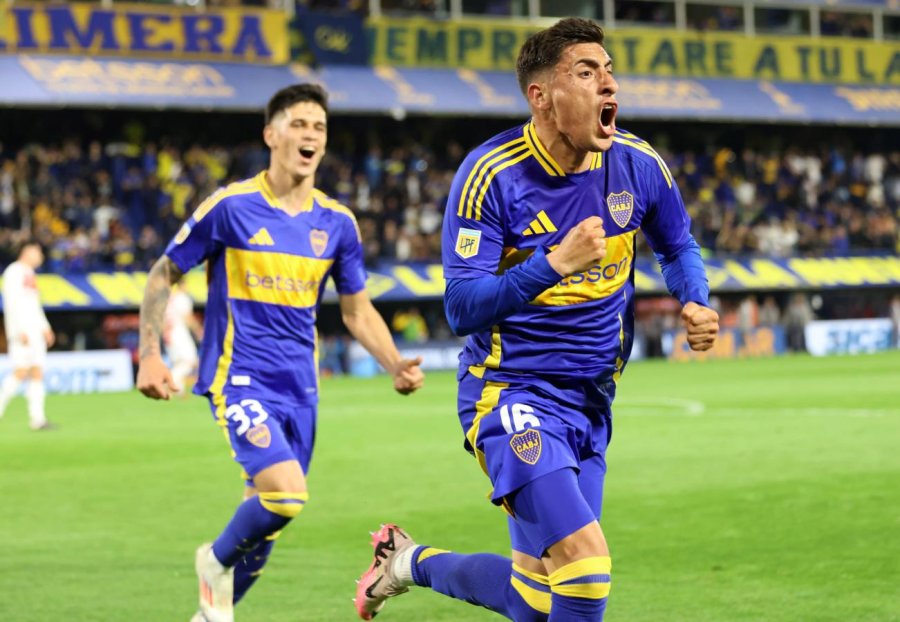 GRITO DE GOL. / Miguel Merentiel marcó el tanto de la victoria.