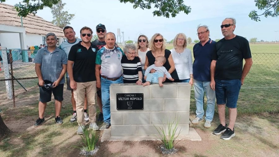 LA CANCHA DE BROWN DE SAN VICENTE AHORA LLEVA EL NOMBRE DE VÍCTOR RÓPOLO