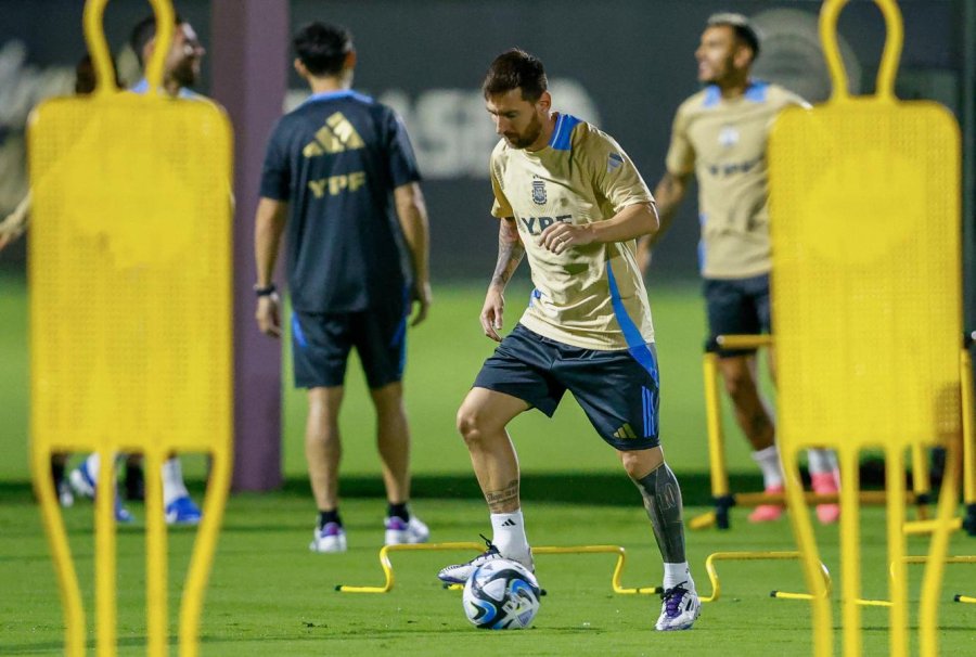 CON MESSI A LA CABEZA LA SELECCIÓN TRABAJA EN MIAMI