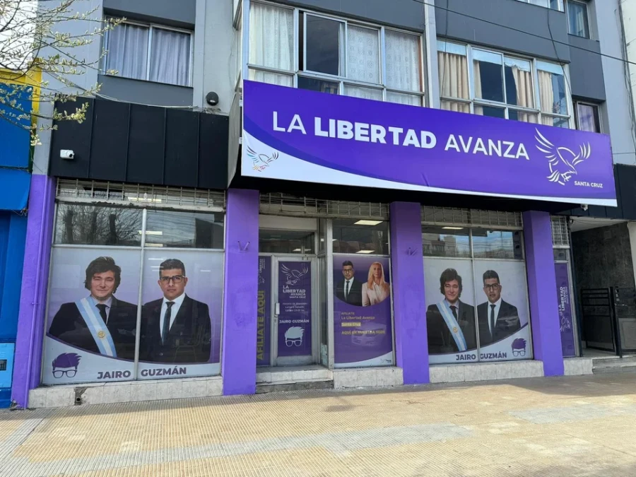 La sede libertaria en Rio Gallegos.