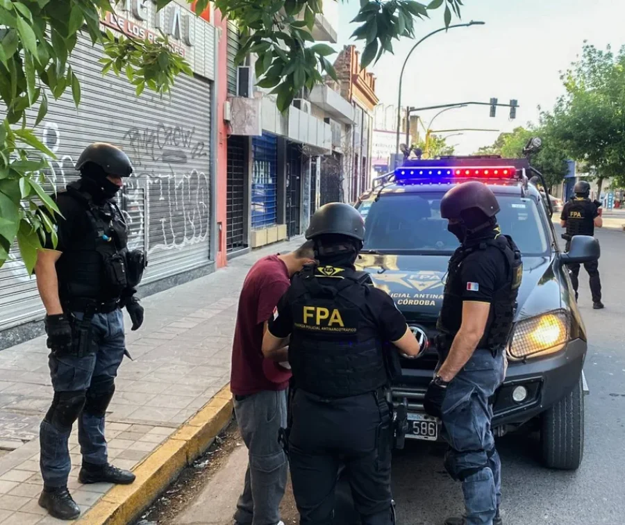 La Fuerza Policial Antinarcotráfico (FPA) de Córdoba.