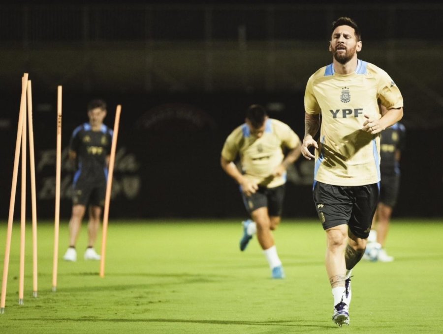LA SELECCIÓN ARGENTINA SE ENTRENA EN MIAMI