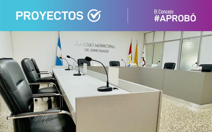 La sala de sesiones.