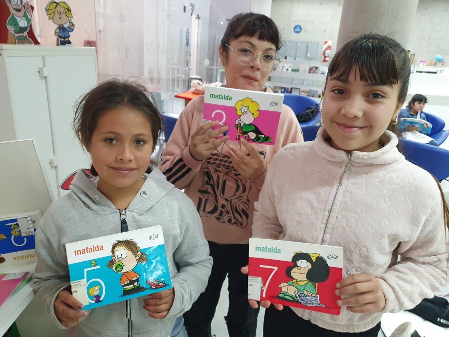 Acercamiento a Mafalda para las infancias - Foto D. Camusso.