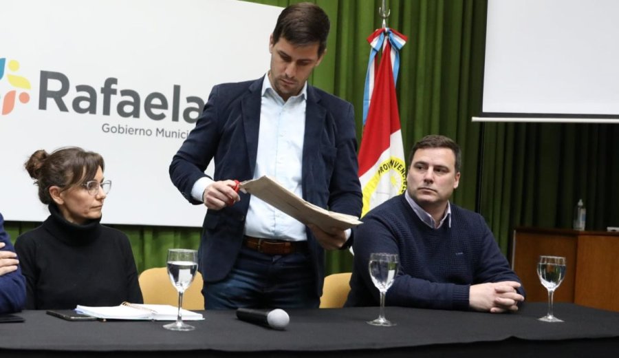 Reposici&oacute;n de maquinarias para beneficio de las obras en la ciudad de Rafaela.