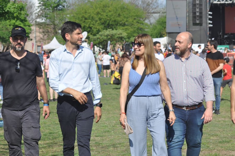 EN EL PARQUE FEDERAL. &ldquo;Nosotros creemos en la cultura y consideramos una inversi&oacute;n destinarle recursos&rdquo;, afirm&oacute; Pullaro.