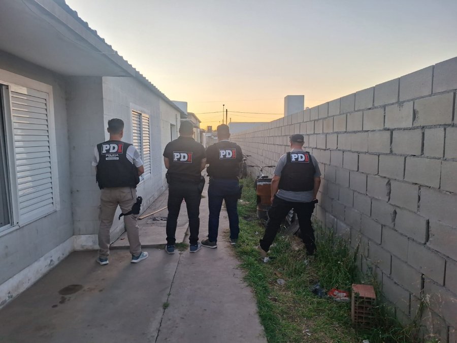 En un domicilio de calle Rivadavia al 1200 de esa ciudad se realizaban actividades vinculadas al narcomenudeo.