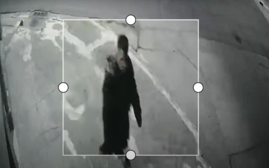 Imagen de una cámara de seguridad del presunto homicida santafesino.