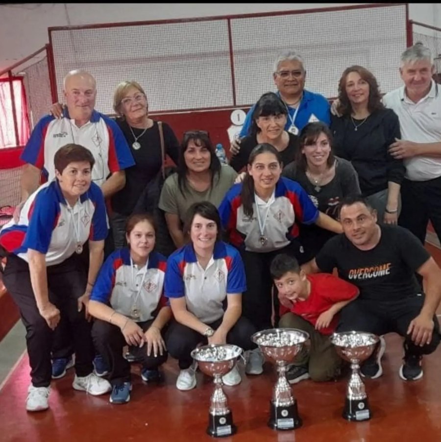 El equipo galardonado en San Luis.