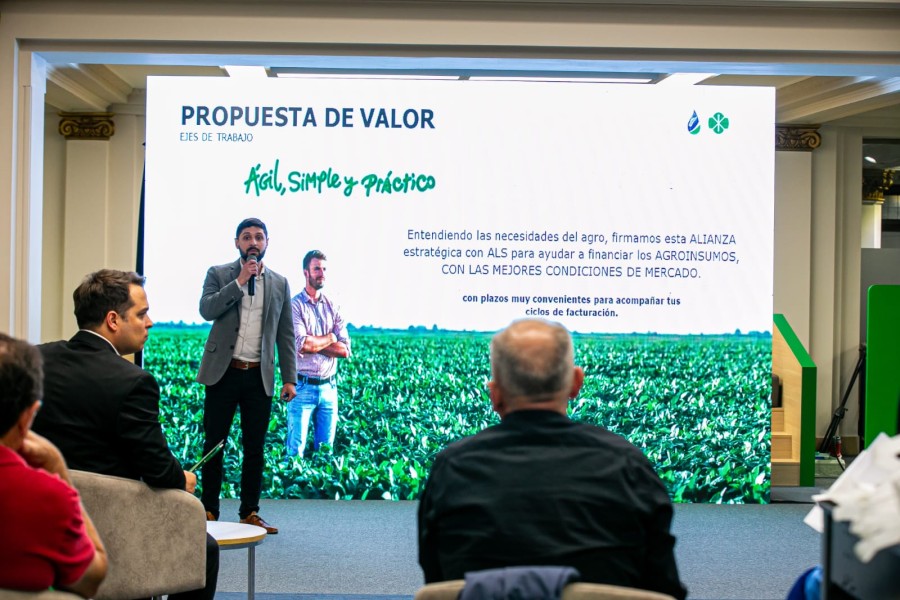 ALIANZA. El Banco y la ALS diseñaron soluciones financieras para adquirir agroinsumos en condiciones altamente competitivas.