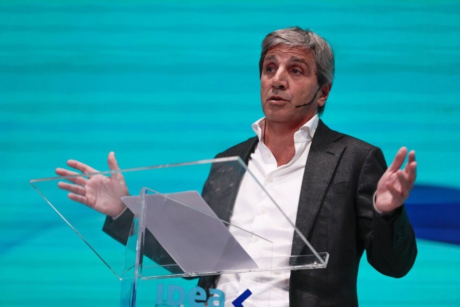 LUIS CAPUTO. El ministro de Economía disertó en la primera jornada del Coloquio de IDEA, en Mar del Plata.