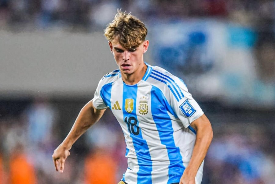 NICO PAZ TUVO UN GRAN DEBUT EN LA SELECCIÓN ARGENTINA