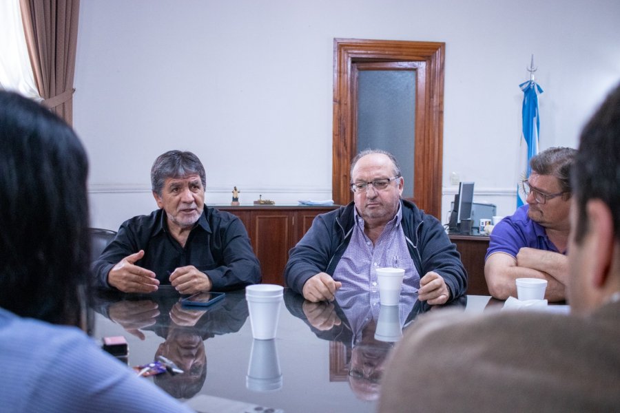 El secretario General de la FESTRAM, Ignacio Monz&oacute;n, durante la reuni&oacute;n paritaria de este jueves. (FOTO FESTRAM)