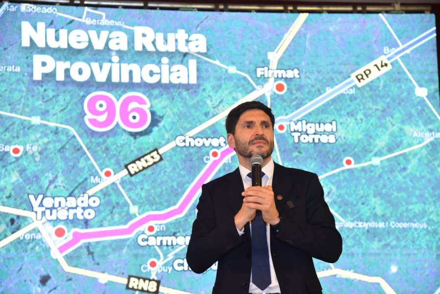 &ldquo;Es una obra importante que tiene que ver con mejorar la transitabilidad y una idea de desarrollo de la ciudad y de toda la regi&oacute;n&rdquo;, resalt&oacute; Pullaro. (FOTO SCS)