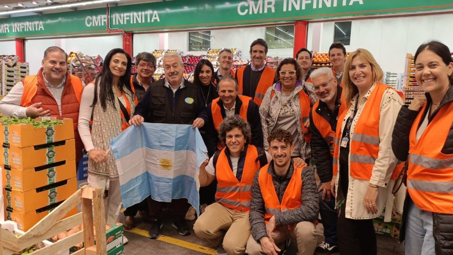 La delegaci&oacute;n argentina que lleva adelante una misi&oacute;n comercial en Espa&ntilde;a.