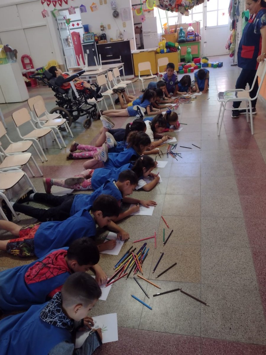 Una de las actividades cumplidas en el Jard&iacute;n.