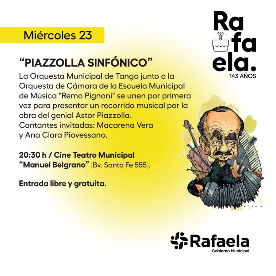 M&uacute;sica, talento y emoci&oacute;n para celebrar juntos el aniversario de nuestra ciudad.