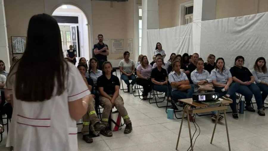 Vista general del encuentro.