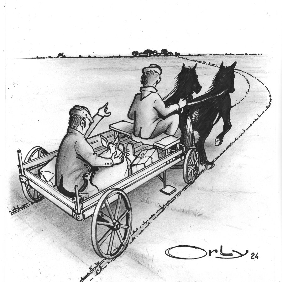 TRASLADO. El protagonista de este relato rumbo a la tierra que le fuera asignada.