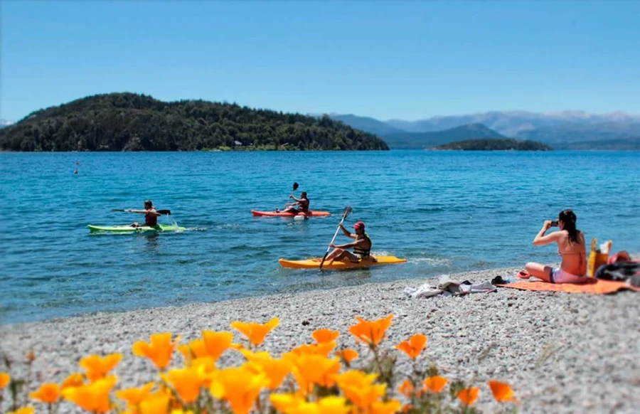 Bariloche también es uno de los destinos más elegidos por los turistas en verano.