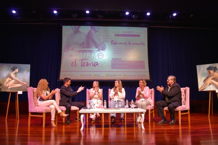 Los dissertantes durante la exposición.