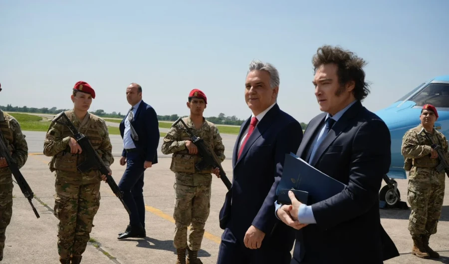 Javier Milei viajó a Córdoba en el marco del aniversario 47° de la Fundación Mediterránea.