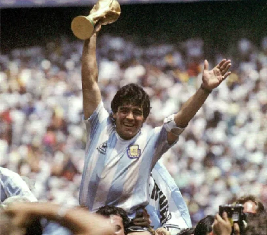 SIEMPRE RECORDADO. El Diego y su imagen inolvidable de México 86.