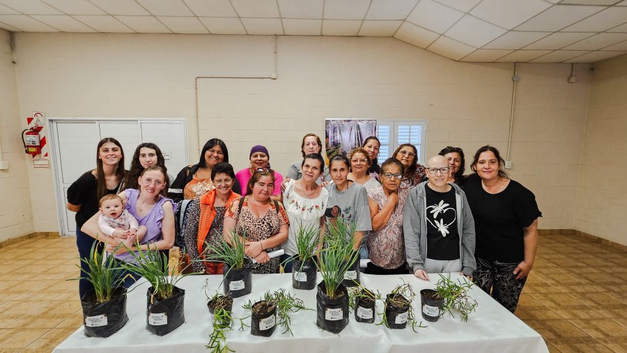 CONVERSATORIO. Las participantes en la interesante realización.