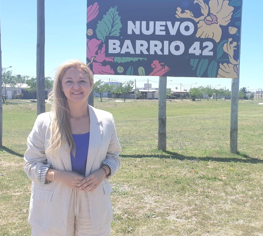 Carla Boidi impulsa la construcci&oacute;n de una nueva plaza en Rafaela.