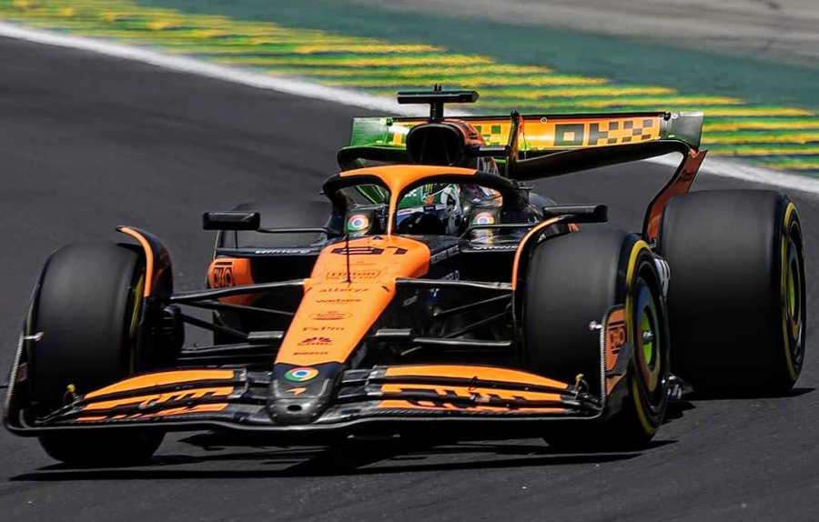 Oscar Piastri consigui&oacute; la pole sobre el final para la carrera Sprint del Gran Premio de Sao Paulo.
