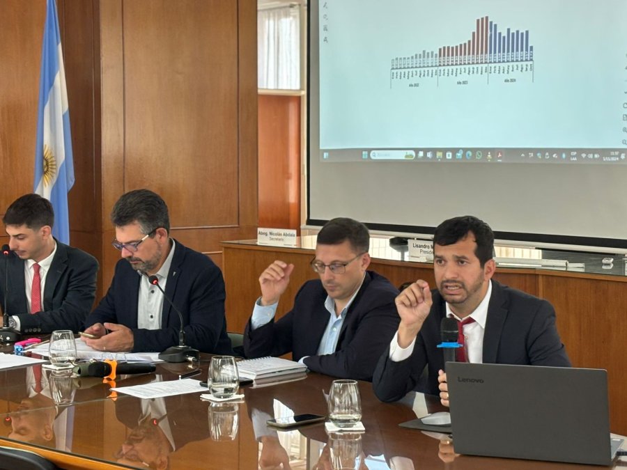 El secretario de Prevenci&oacute;n y Seguridad, Juan Manuel Mart&iacute;nez Saliba, aport&oacute; detalles de las acciones de su cartera. (FOTO PRENSA CONCEJO)