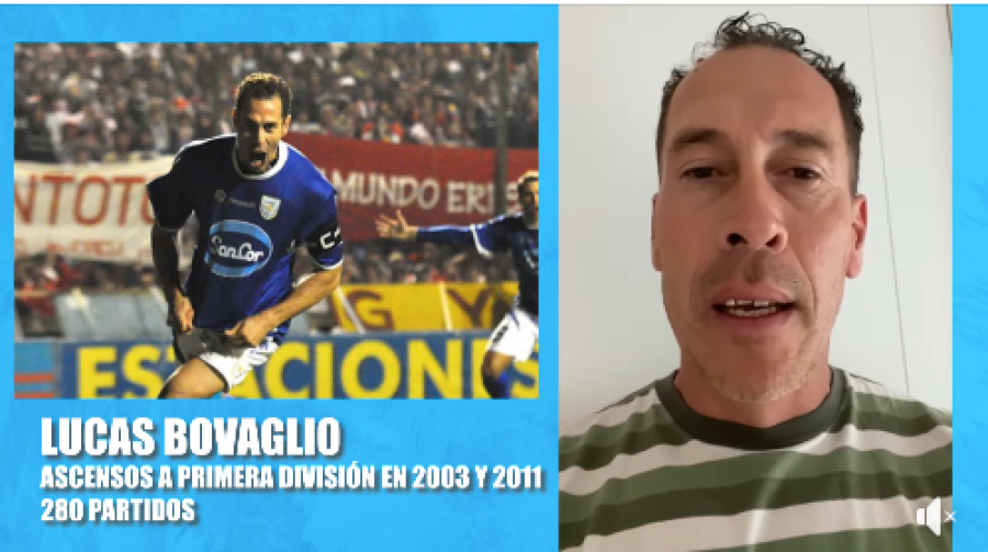 LUCAS BOVAGLIO FUE UNO DE LOS QUE DEJÓ SU MENSAJE DE ALIENTO