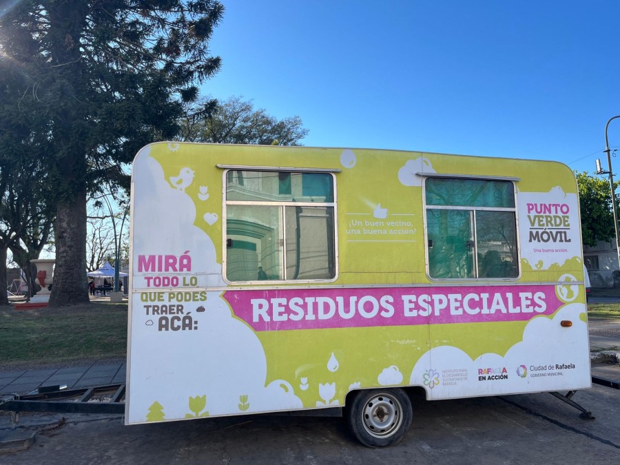 All&iacute; los vecinos y vecinas del sector pueden acercar sus residuos especiales.